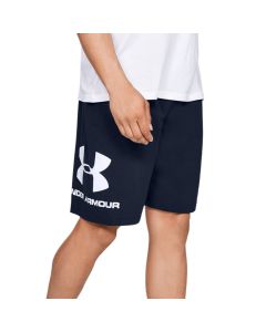 Under Armor Shorts Sportstyle in Navy Blue Cotton